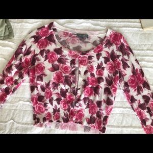 Floral cardigan